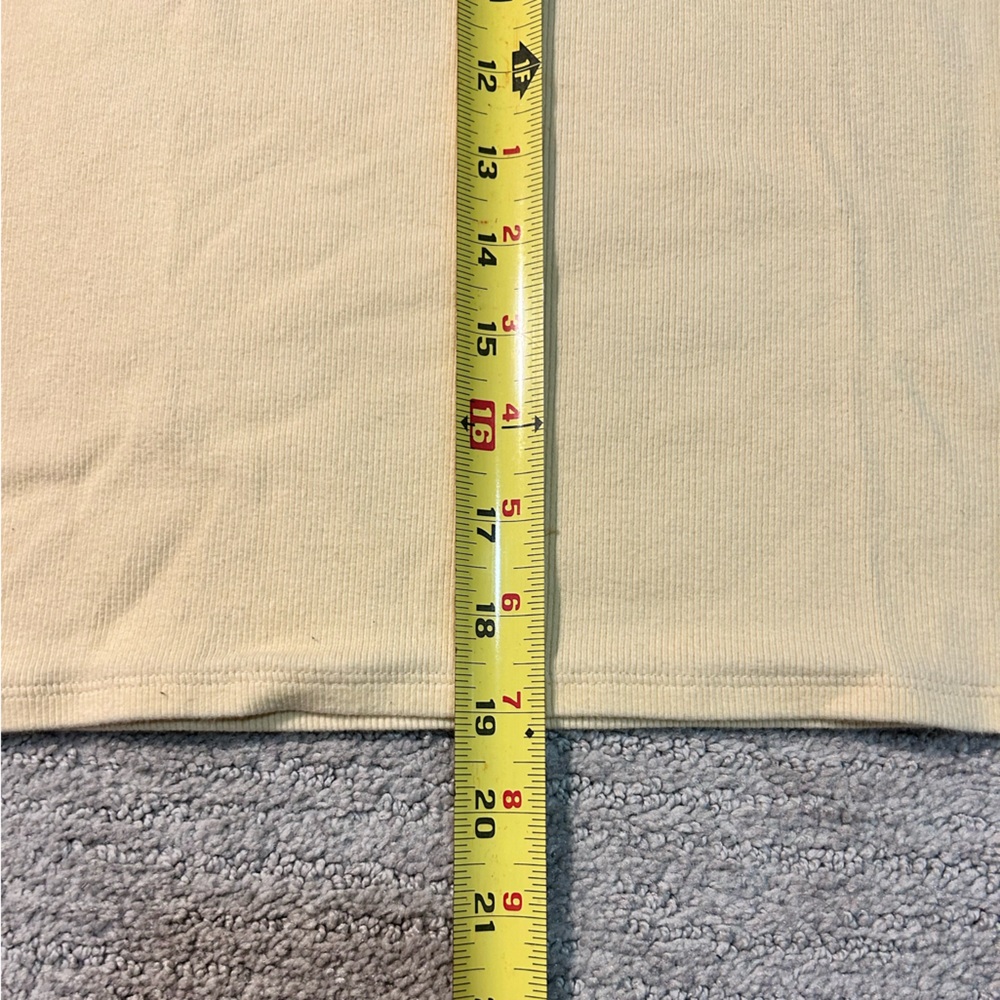 Express Baby Yellow Ribbed Top - Picture 6 of 6